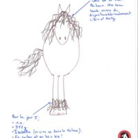 11 LES 2 PATTES DANS LE MEME SABOT dessin