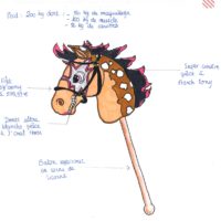 32 PONY TWO KISS dessin