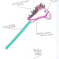 37 THE WILD HORSES dessin